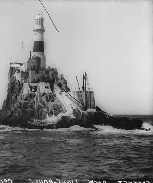 Lighthouses In Ireland. Fastnet Rock Lighthouse,