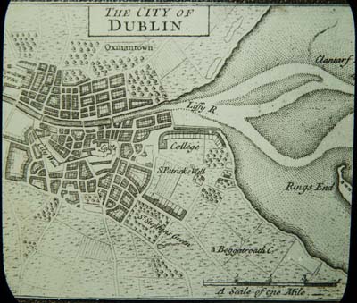  Dublin on The First Published Map Of Dublin  Drawn By Cartographer John Speed In