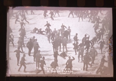 Baton charge on Sackville Street