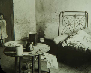 One-room tenement dwelling picture