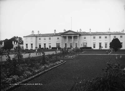 The vice-regal lodge in the Pheonix Park
