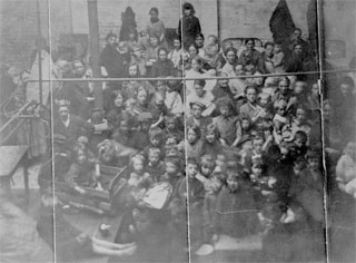 Children in a workhouse