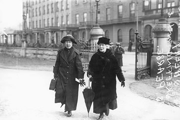 Hannah Sheehy Skeffington and Mrs. Pearse